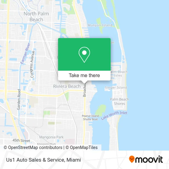 Us1 Auto Sales & Service map