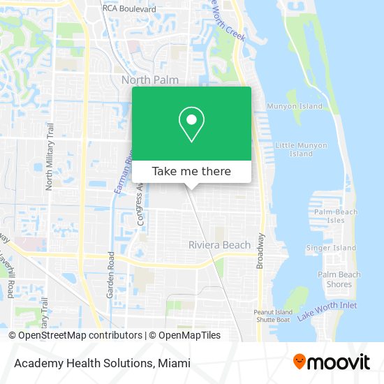 Mapa de Academy Health Solutions