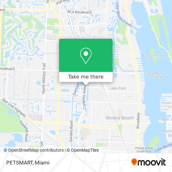 PETSMART map