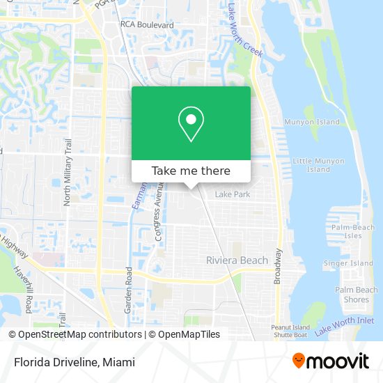 Mapa de Florida Driveline