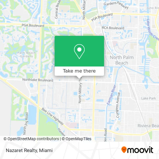 Nazaret Realty map