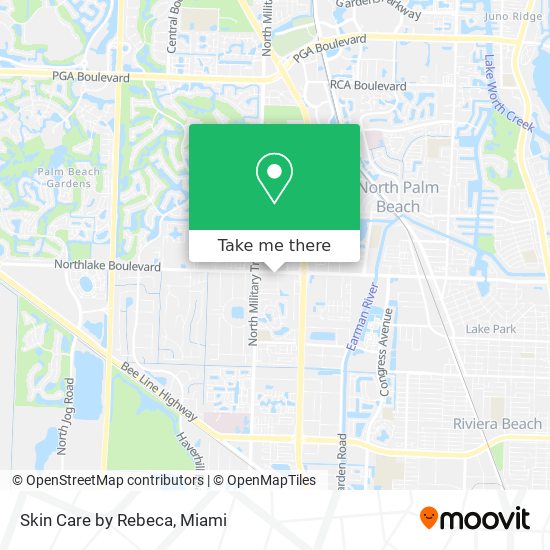 Skin Care by Rebeca map