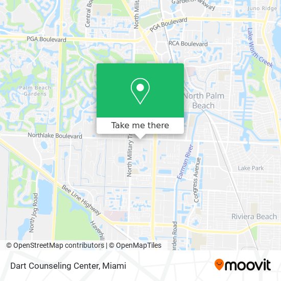 Dart Counseling Center map