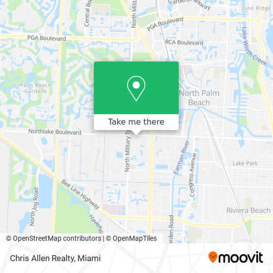 Chris Allen Realty map