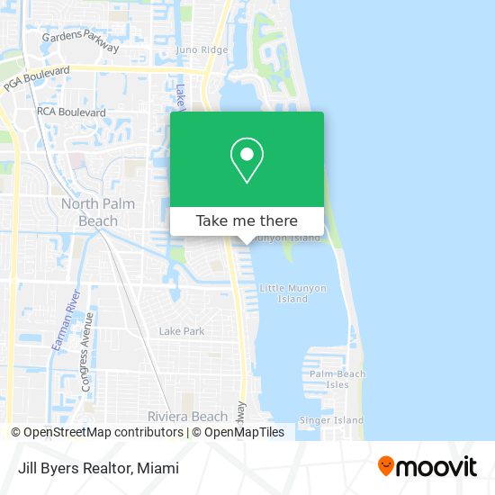 Jill Byers Realtor map