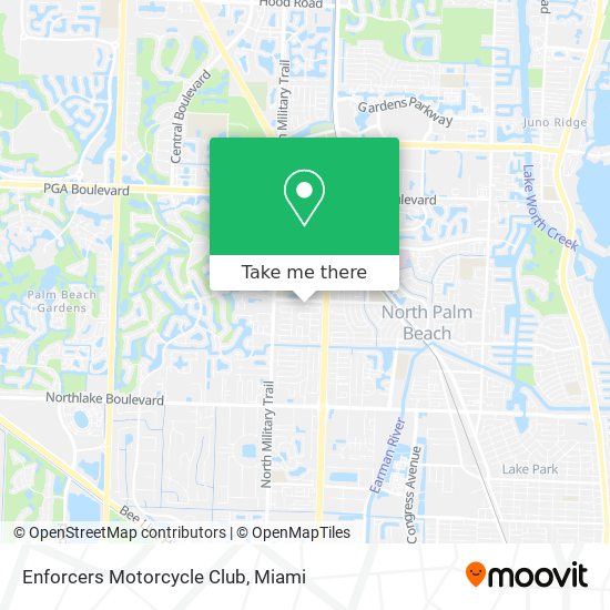 Enforcers Motorcycle Club map