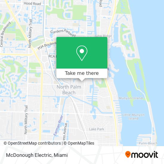 McDonough Electric map