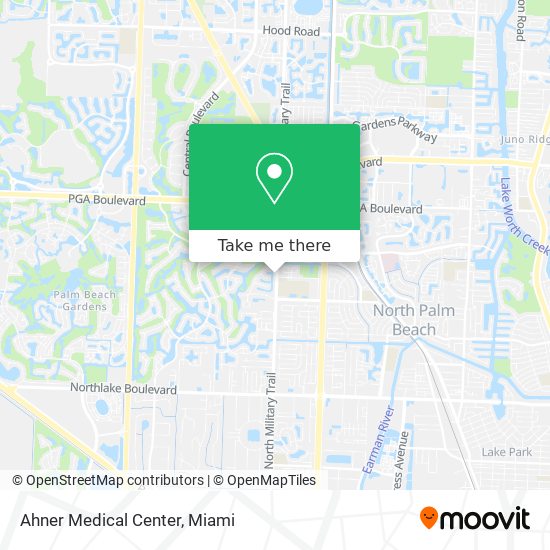 Ahner Medical Center map