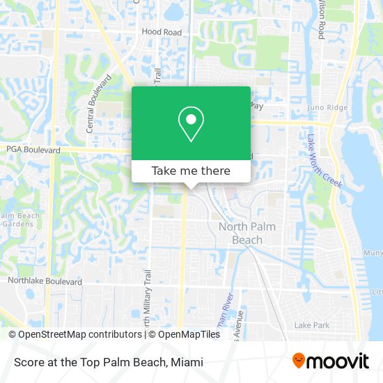 Mapa de Score at the Top Palm Beach