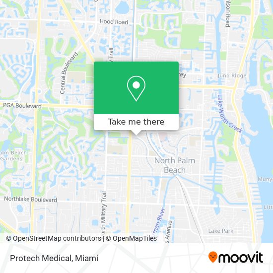 Protech Medical map