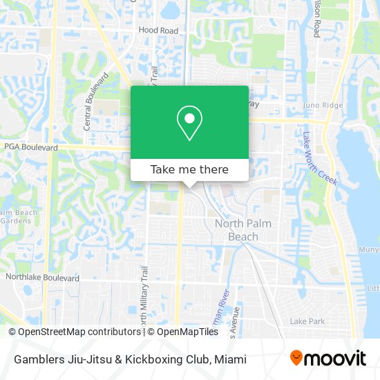 Gamblers Jiu-Jitsu & Kickboxing Club map