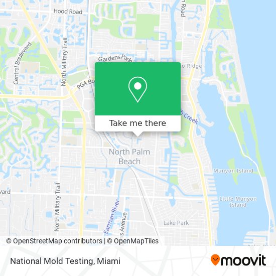 National Mold Testing map