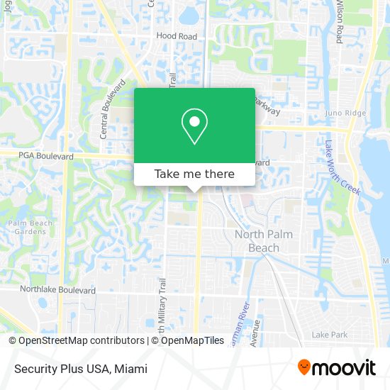 Mapa de Security Plus USA