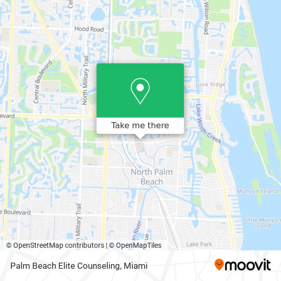 Mapa de Palm Beach Elite Counseling