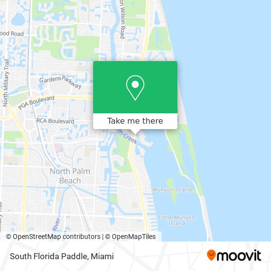 Mapa de South Florida Paddle