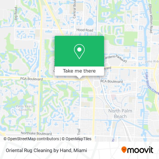 Oriental Rug Cleaning by Hand map