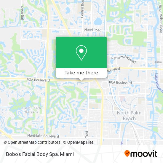 Bobo's Facial Body Spa map