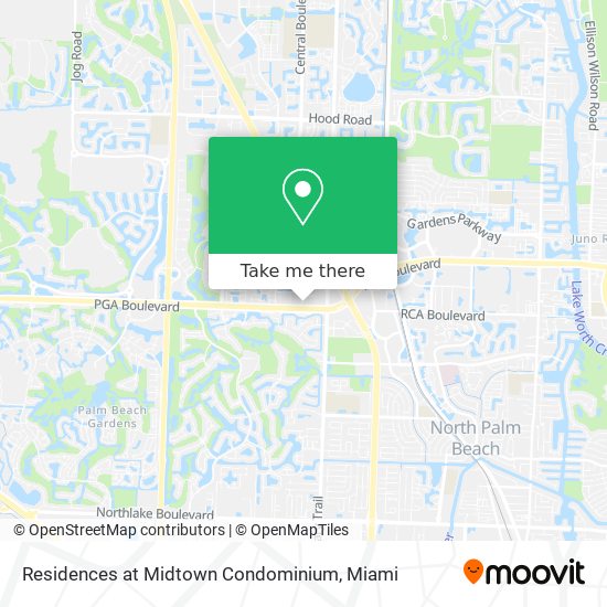 Residences at Midtown Condominium map