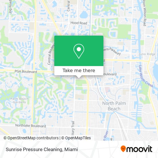 Mapa de Sunrise Pressure Cleaning