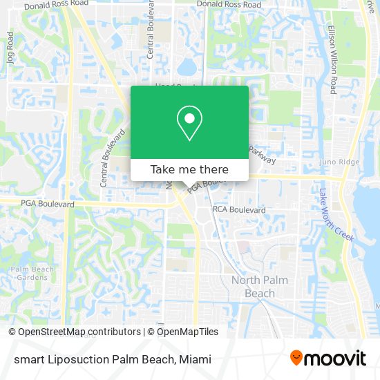 smart Liposuction Palm Beach map