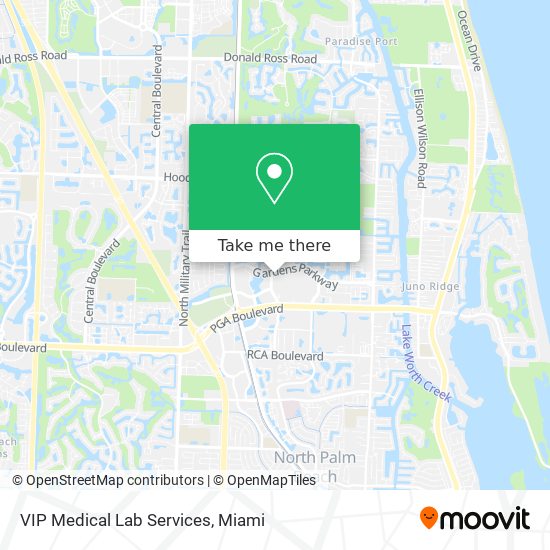 VIP Medical Lab Services map