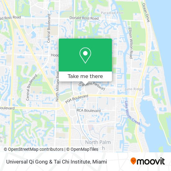 Universal Qi Gong & Tai Chi Institute map