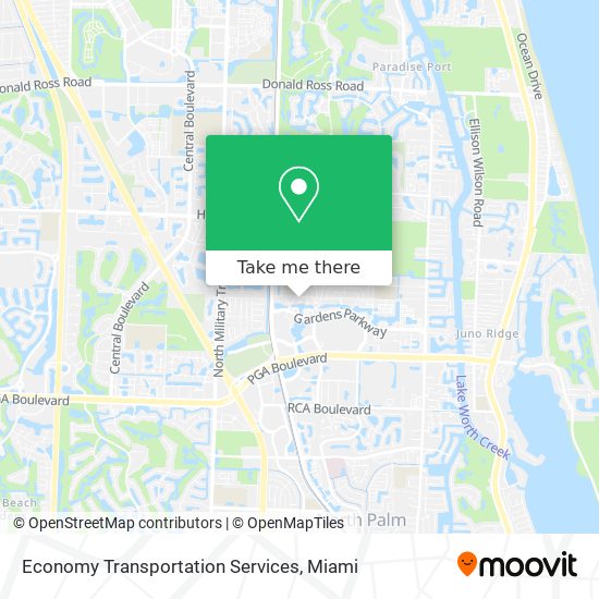 Economy Transportation Services map