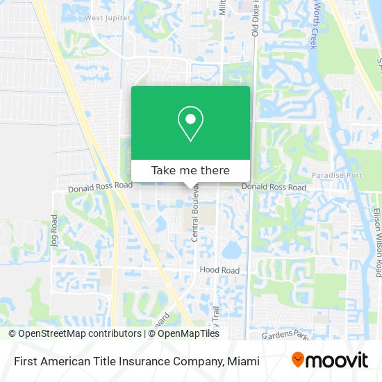 First American Title Insurance Company map