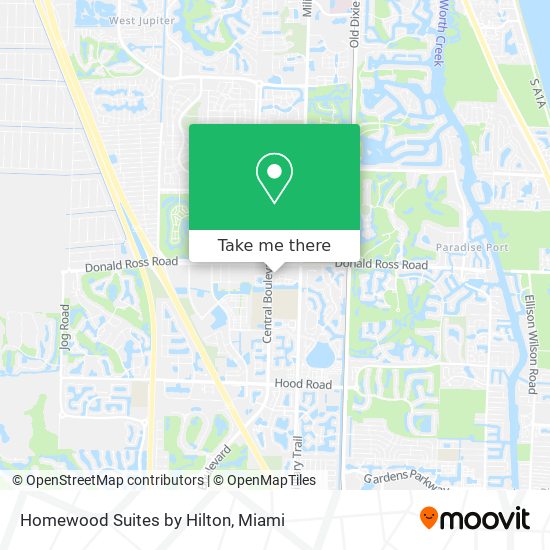 Homewood Suites by Hilton map