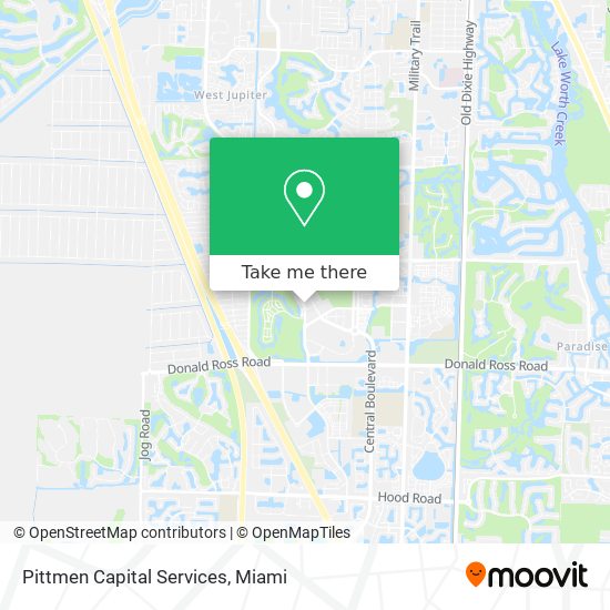 Pittmen Capital Services map