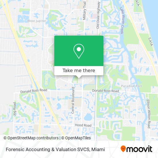 Forensic Accounting & Valuation SVCS map