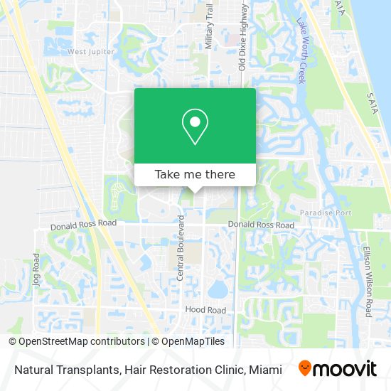 Mapa de Natural Transplants, Hair Restoration Clinic
