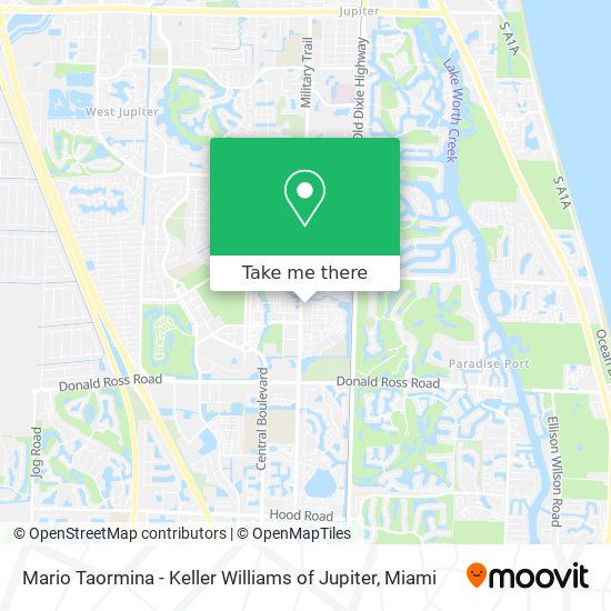 Mapa de Mario Taormina - Keller Williams of Jupiter