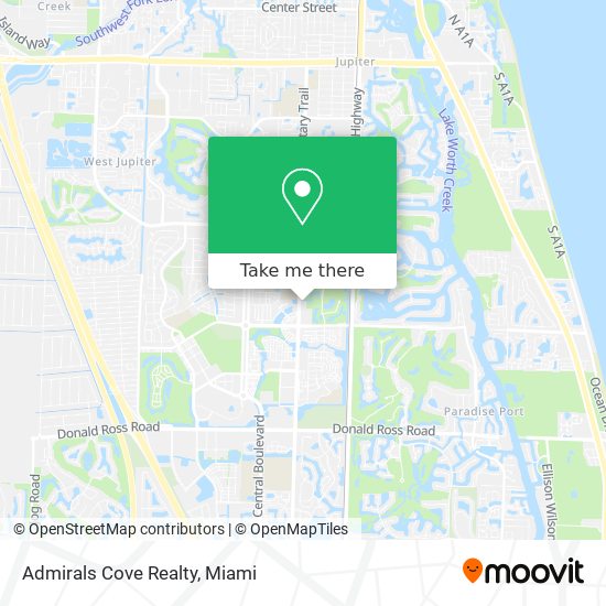 Admirals Cove Realty map