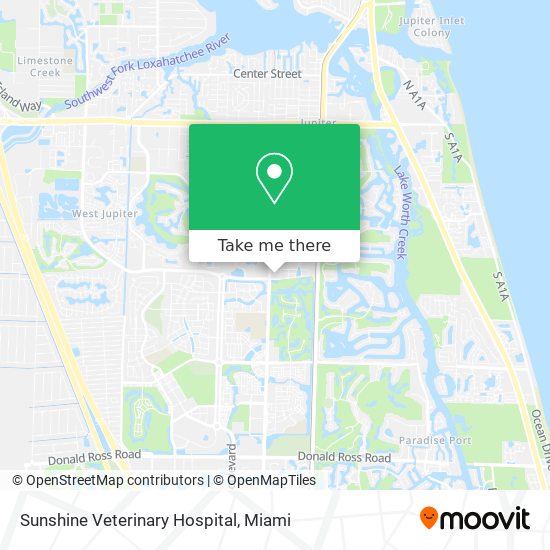 Sunshine Veterinary Hospital map