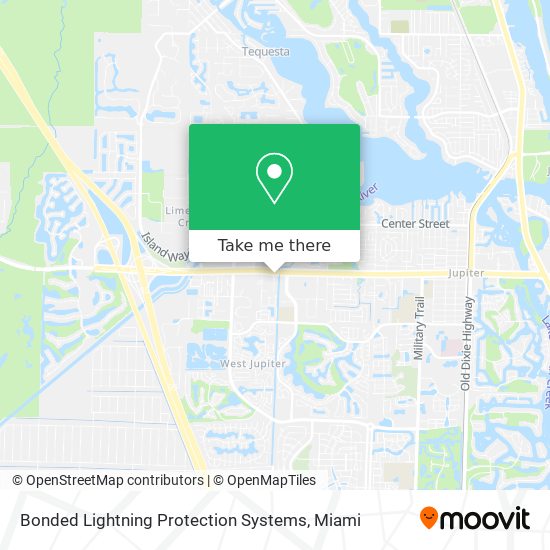 Mapa de Bonded Lightning Protection Systems
