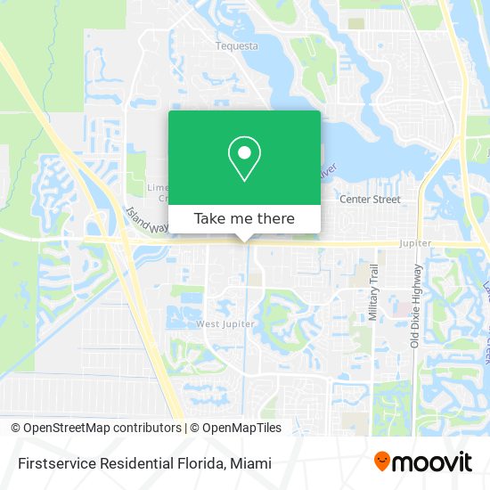 Mapa de Firstservice Residential Florida