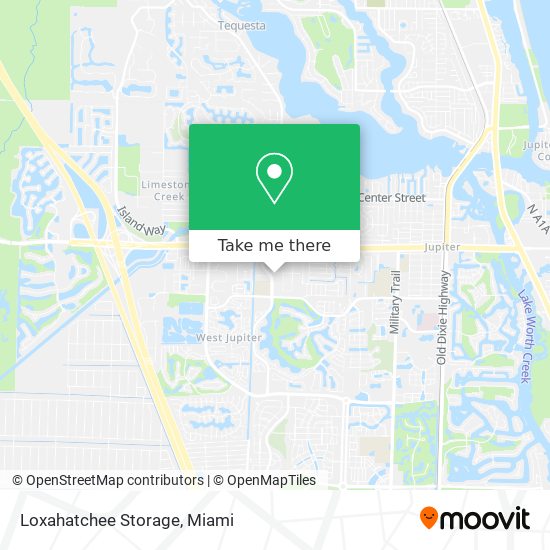 Mapa de Loxahatchee Storage