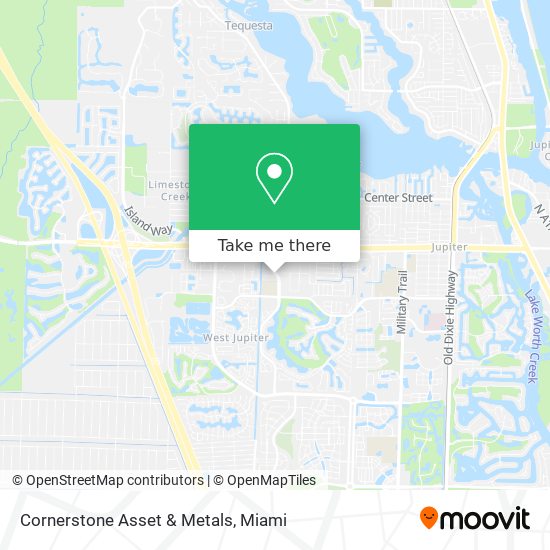 Mapa de Cornerstone Asset & Metals