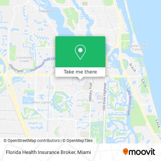 Florida Health Insurance Broker map