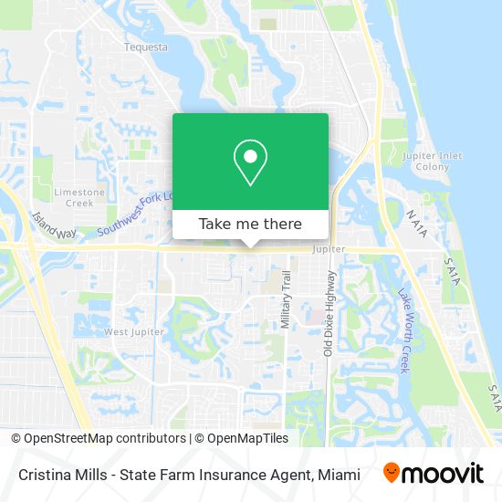 Cristina Mills - State Farm Insurance Agent map