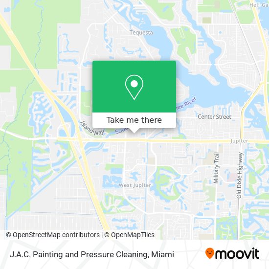 Mapa de J.A.C. Painting and Pressure Cleaning