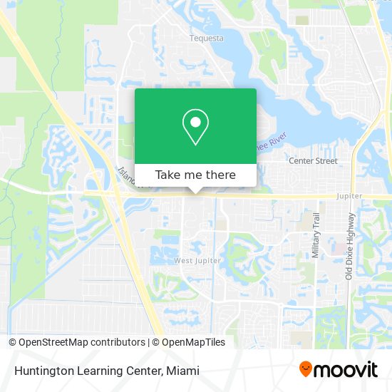 Mapa de Huntington Learning Center