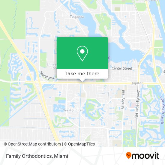 Family Orthodontics map