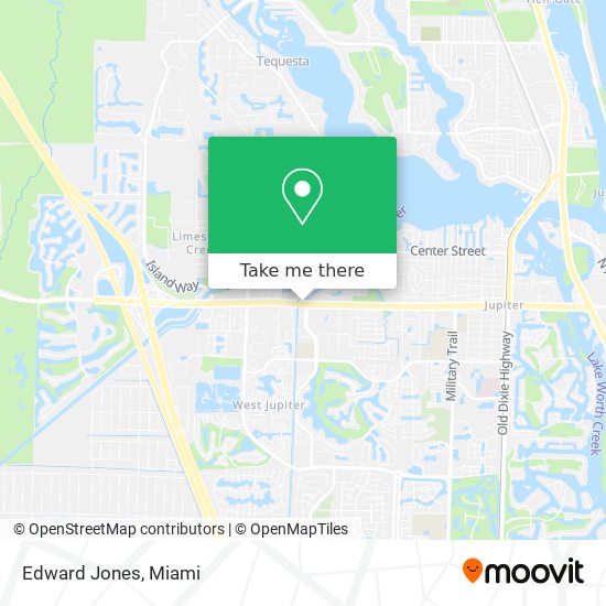 Edward Jones map