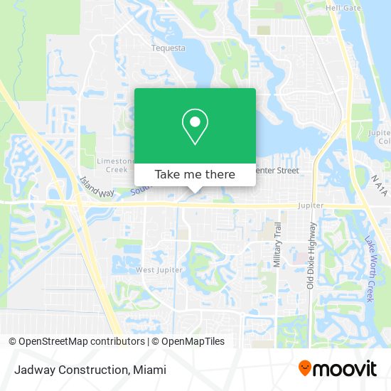 Jadway Construction map