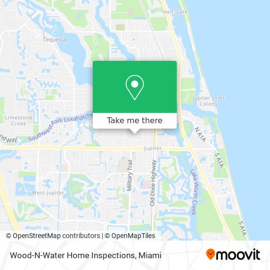 Wood-N-Water Home Inspections map