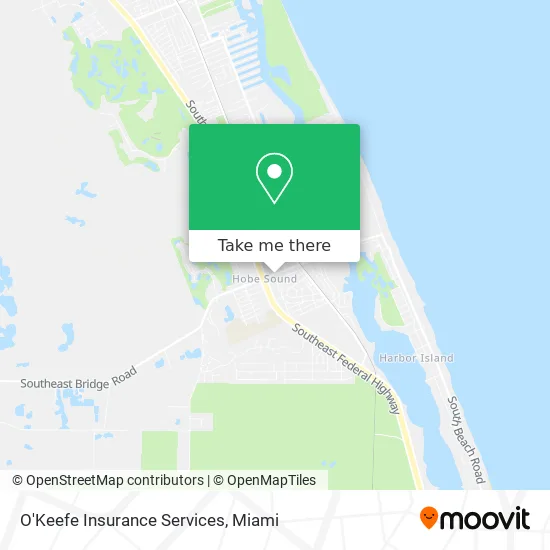 O'Keefe Insurance Services map