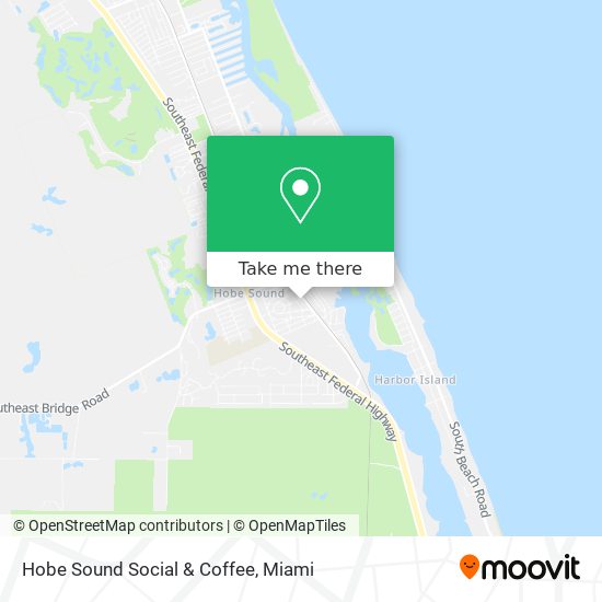 Mapa de Hobe Sound Social & Coffee