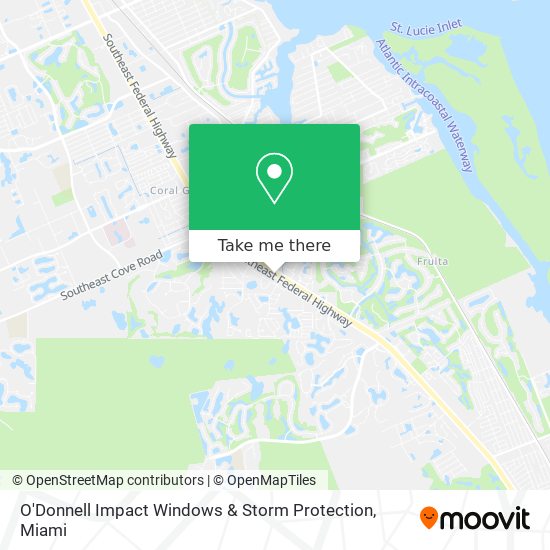 Mapa de O'Donnell Impact Windows & Storm Protection